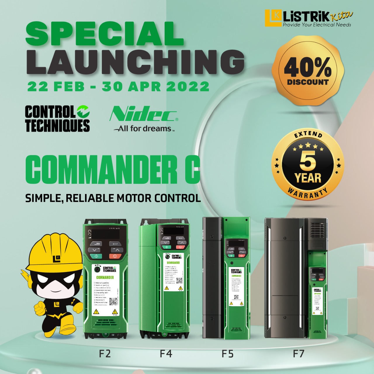SPECIAL LAUNCHING PRODUCT NIDEC